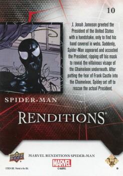 2024 Upper Deck Marvel Spider-Man Renditions #10 Spider-Man