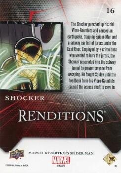2024 Upper Deck Marvel Spider-Man Renditions #16 Shocker