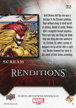 2024 Upper Deck Marvel Spider-Man Renditions #22 Scream