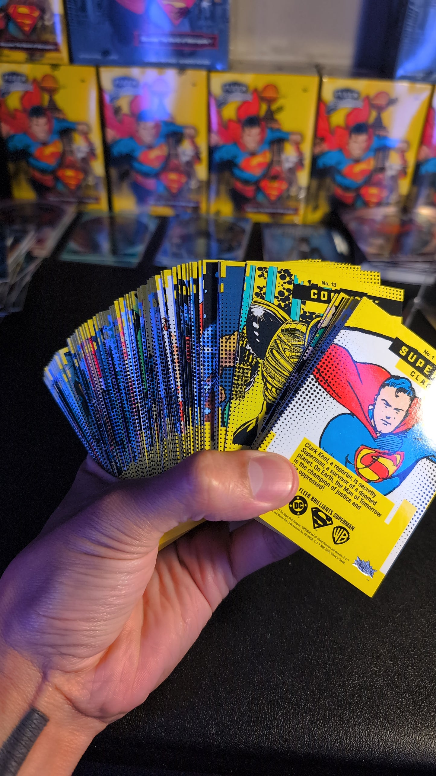 Fleer Brilliants Superman Base 1-90