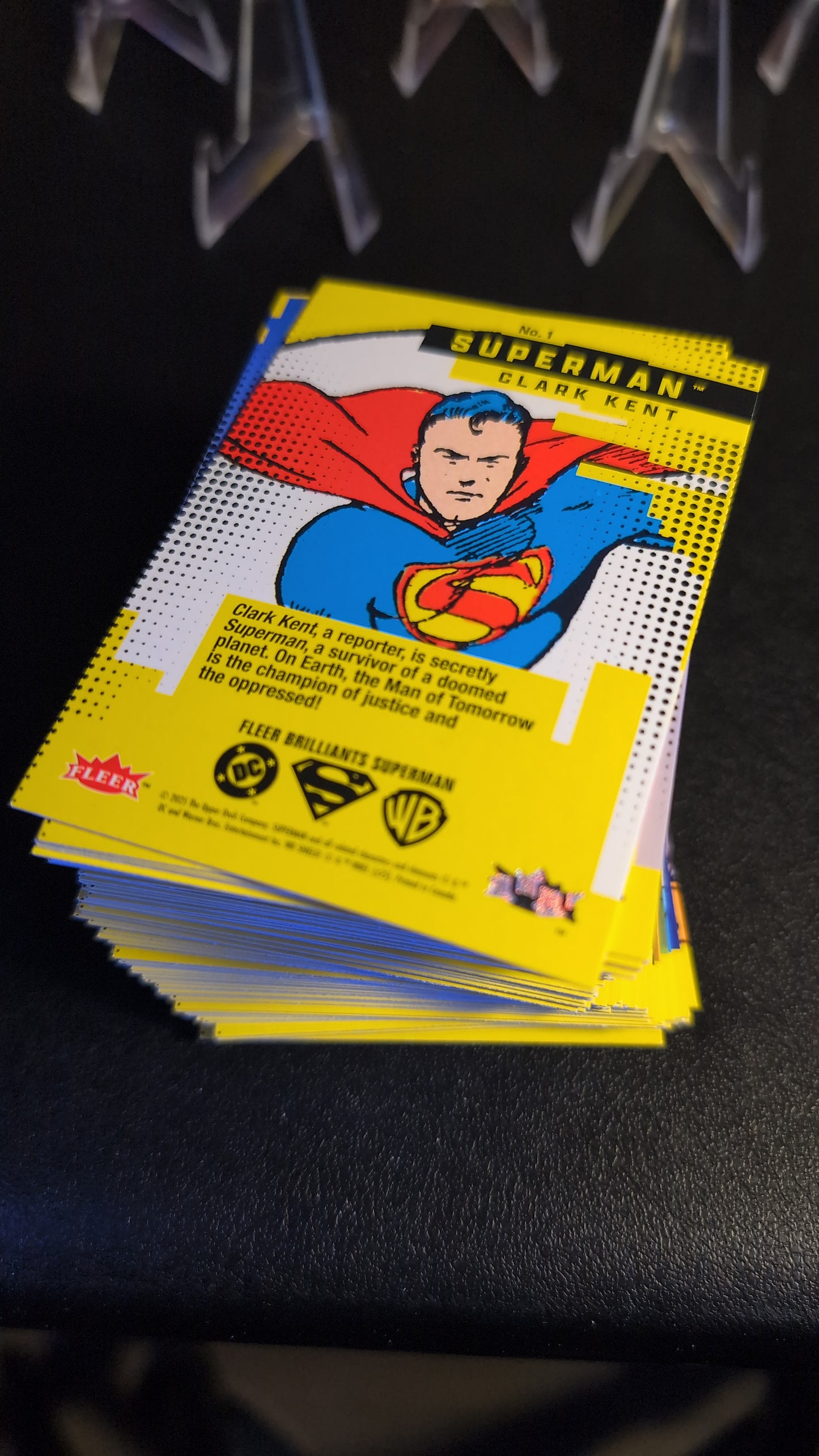 Fleer Brilliants Superman Base 1-90